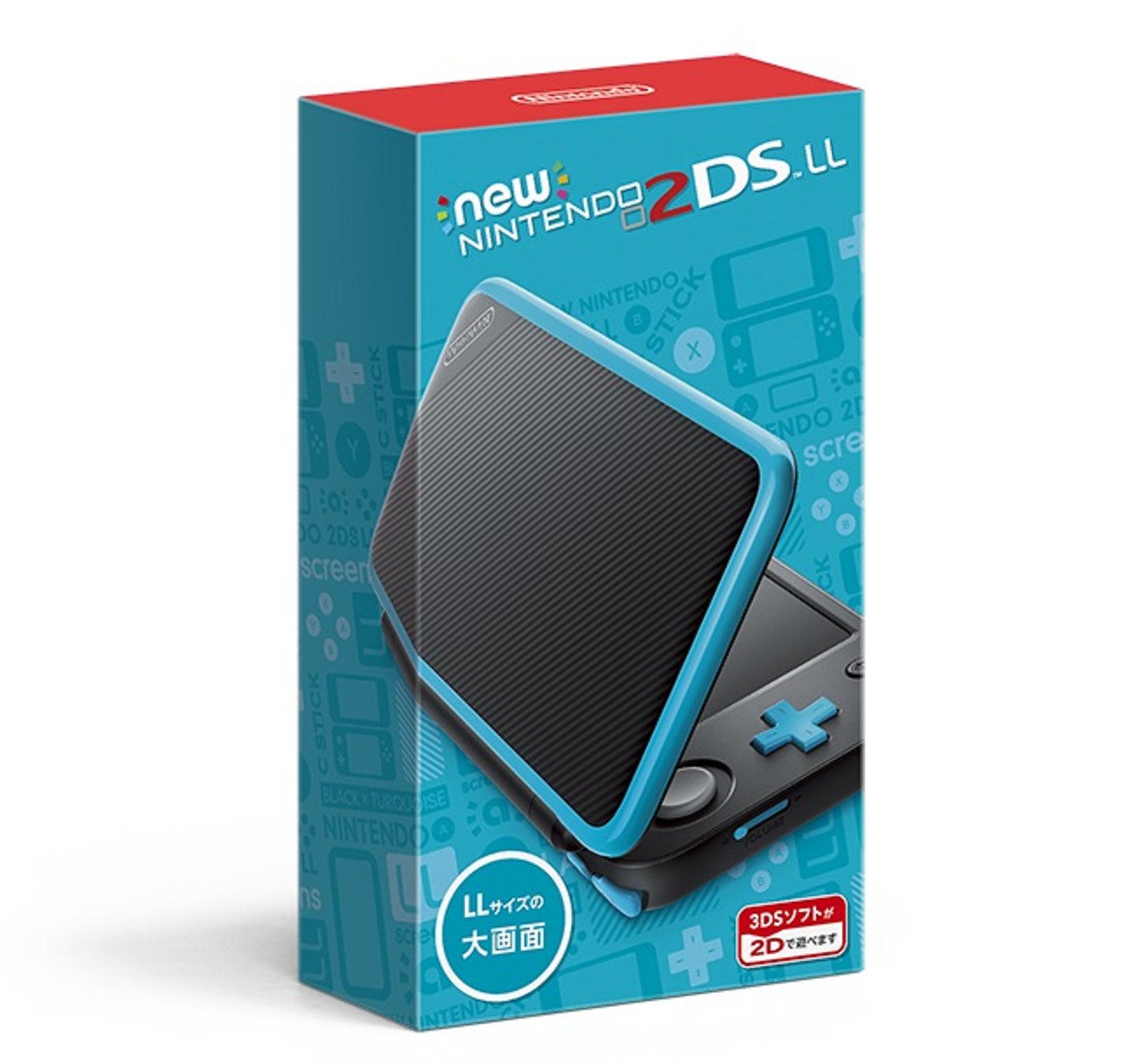 Amazon | Newニンテンドー2DS LL ブラック×ターコイズ | ゲーム機本体