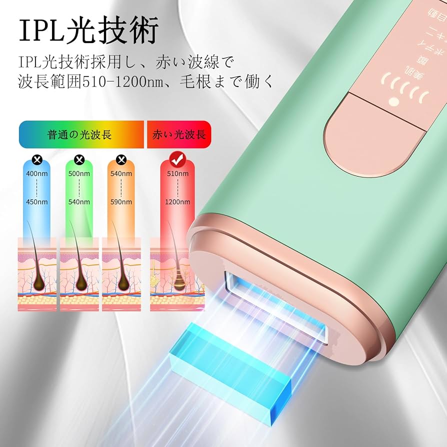 Amazon | 脱毛器 IPL光脱毛器 VIO対応 脱毛器 メンズ VIPAPA 家庭用