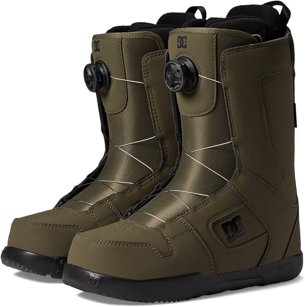 Amazon | DC Phase BOA スノーボードブーツ, オリーブ/ブラック, 9