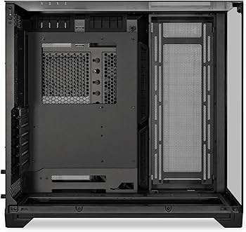Amazon | LIANLI ミドルタワーPCケース O11 Vision Black 3面強化