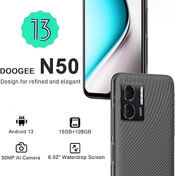 Amazon.com: DOOGEE N50 |2023| Unlocked Cell Phone,15GB RAM+128GB