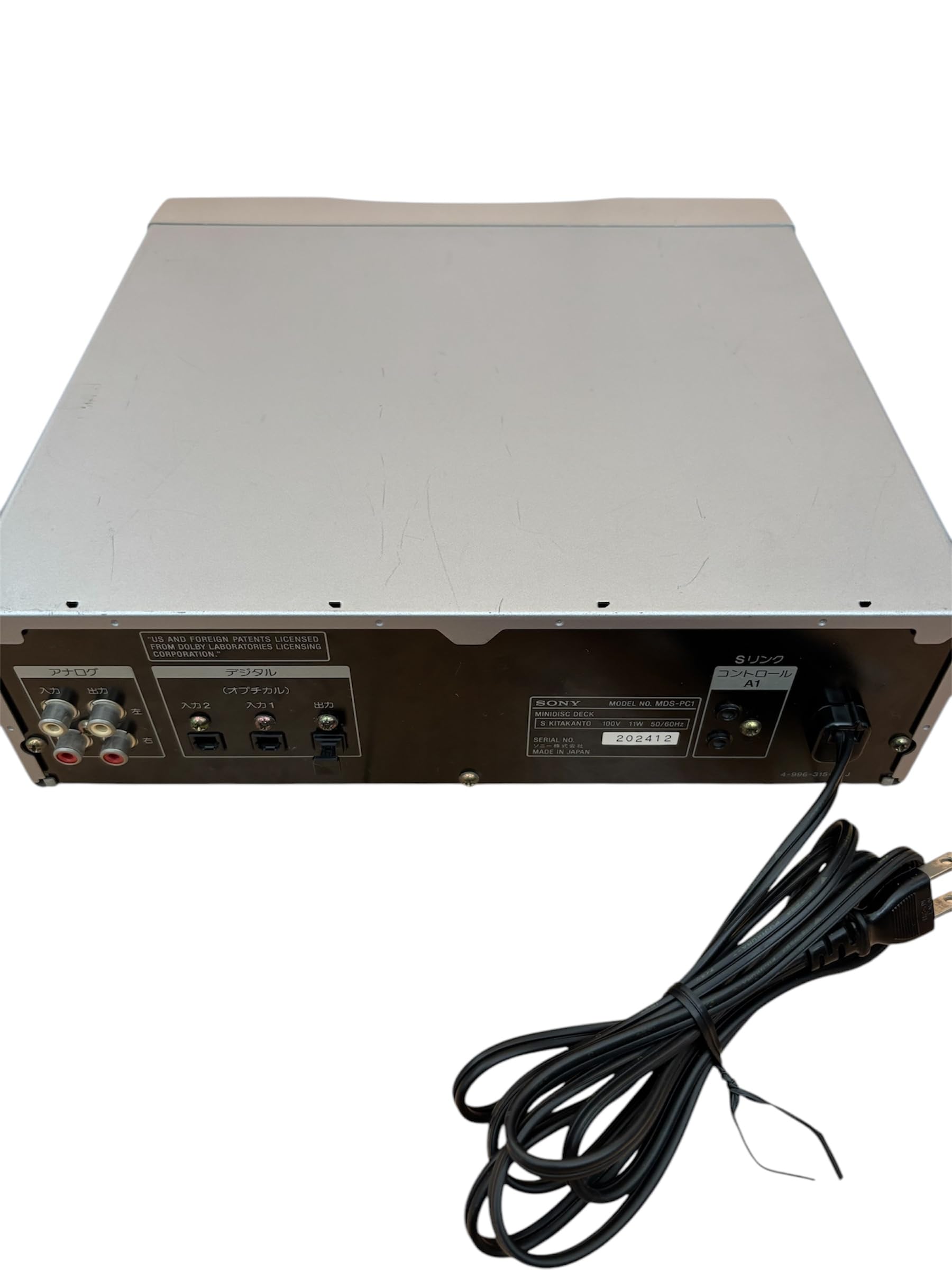 Amazon.co.jp: SONY ソニー MDS-PC1 シルバー MDレコーダー（MDデッキ