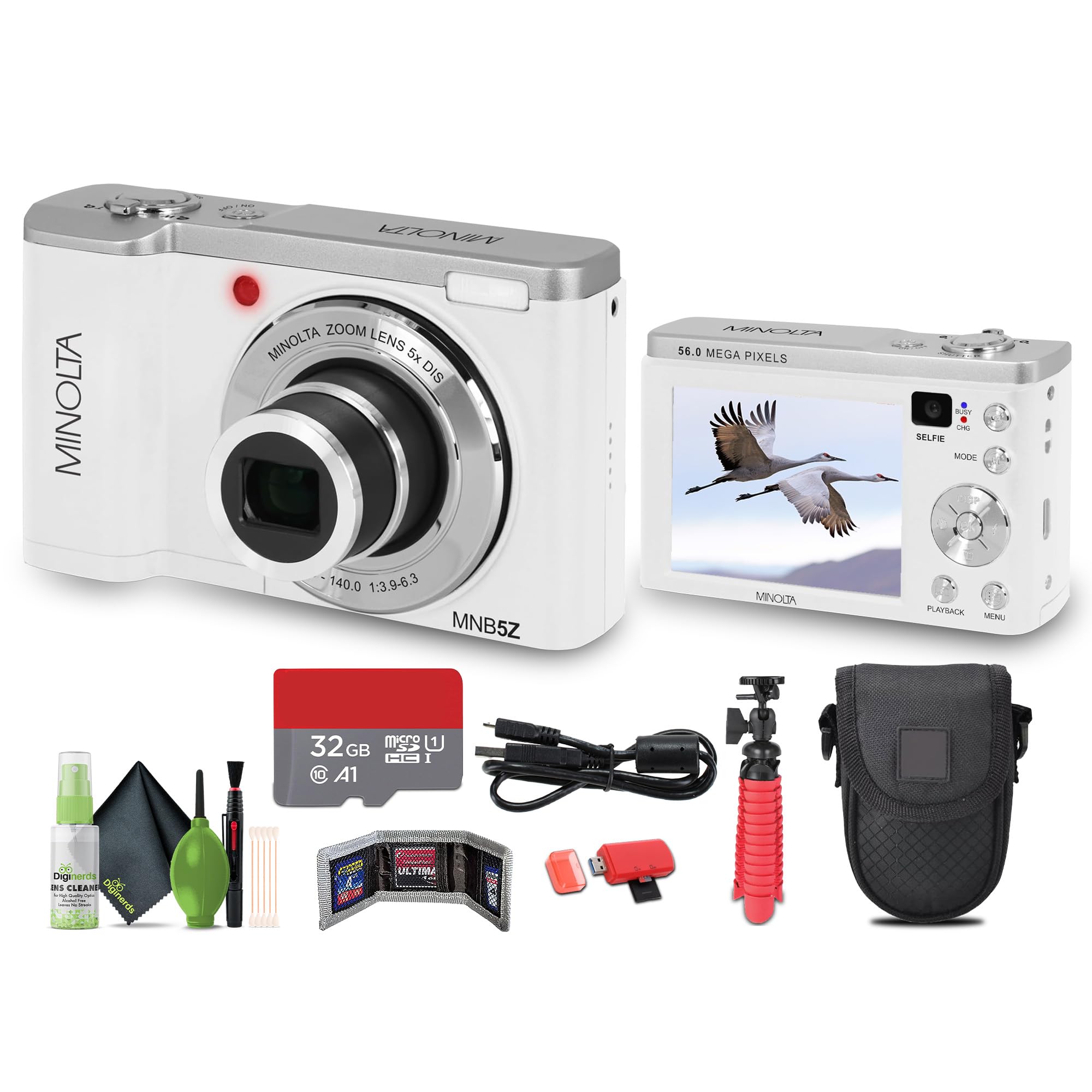 Amazon.com : Minolta MNB5Z 56MP Dual Lens Point & Shoot Digital