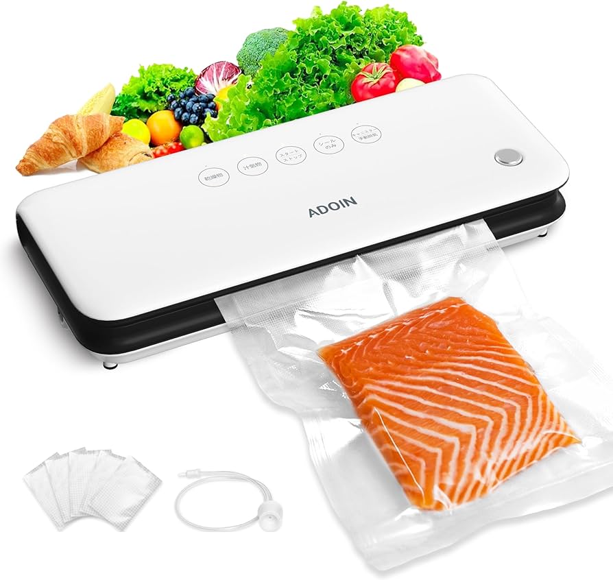 Amazon.co.jp: Adoin 真空パック機 フードシーラー 汁物対応 カッター