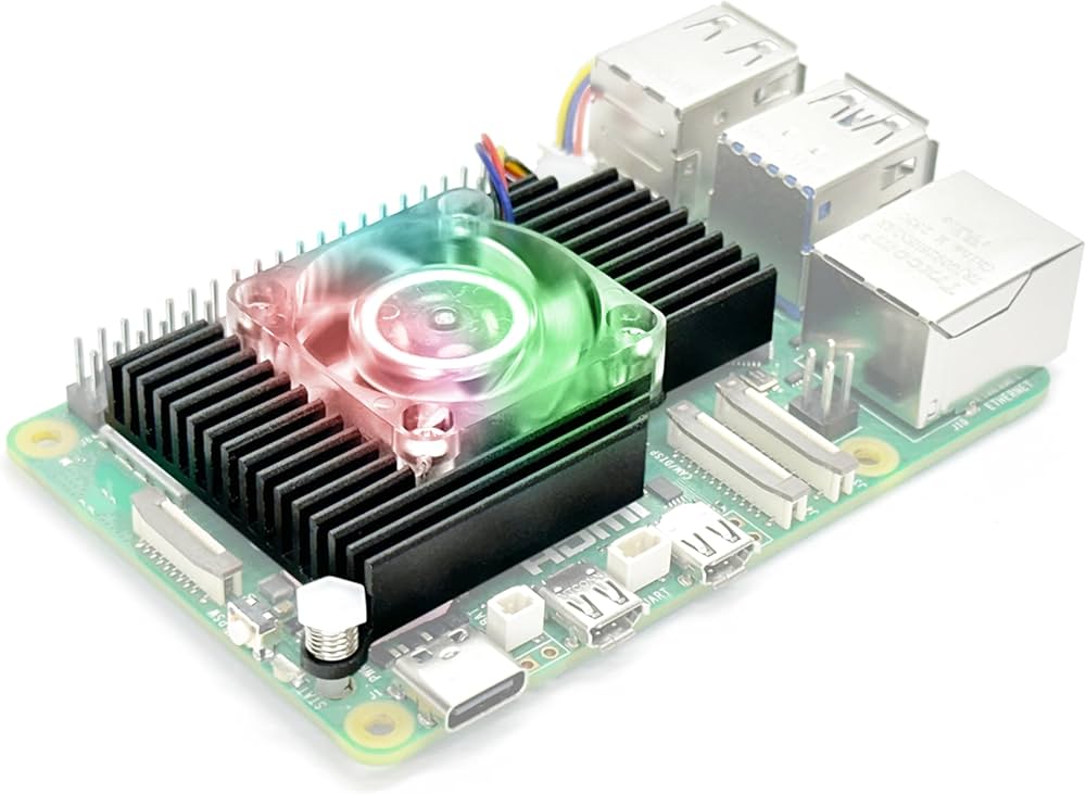 Amazon.co.jp: ElectroCookie Raspberry Pi 5 アクティブクーラー、CPU