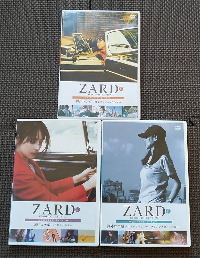 Amazon.co.jp: ZARD○CD&DVD○コレクション○No.39○40○41○海外ロケ