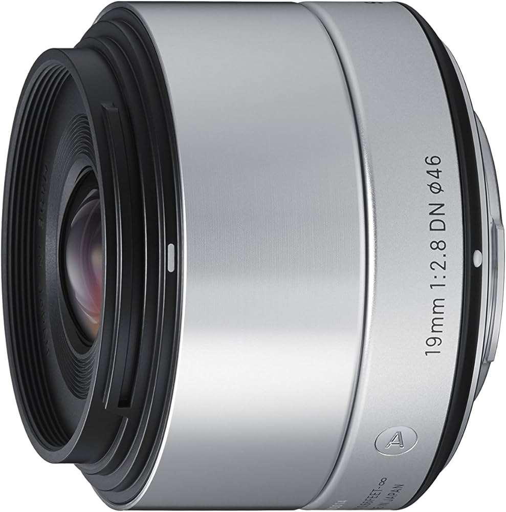 Amazon.co.jp: SIGMA 交換レンズ 19mm F2.8 DN Silver マイクロフォー