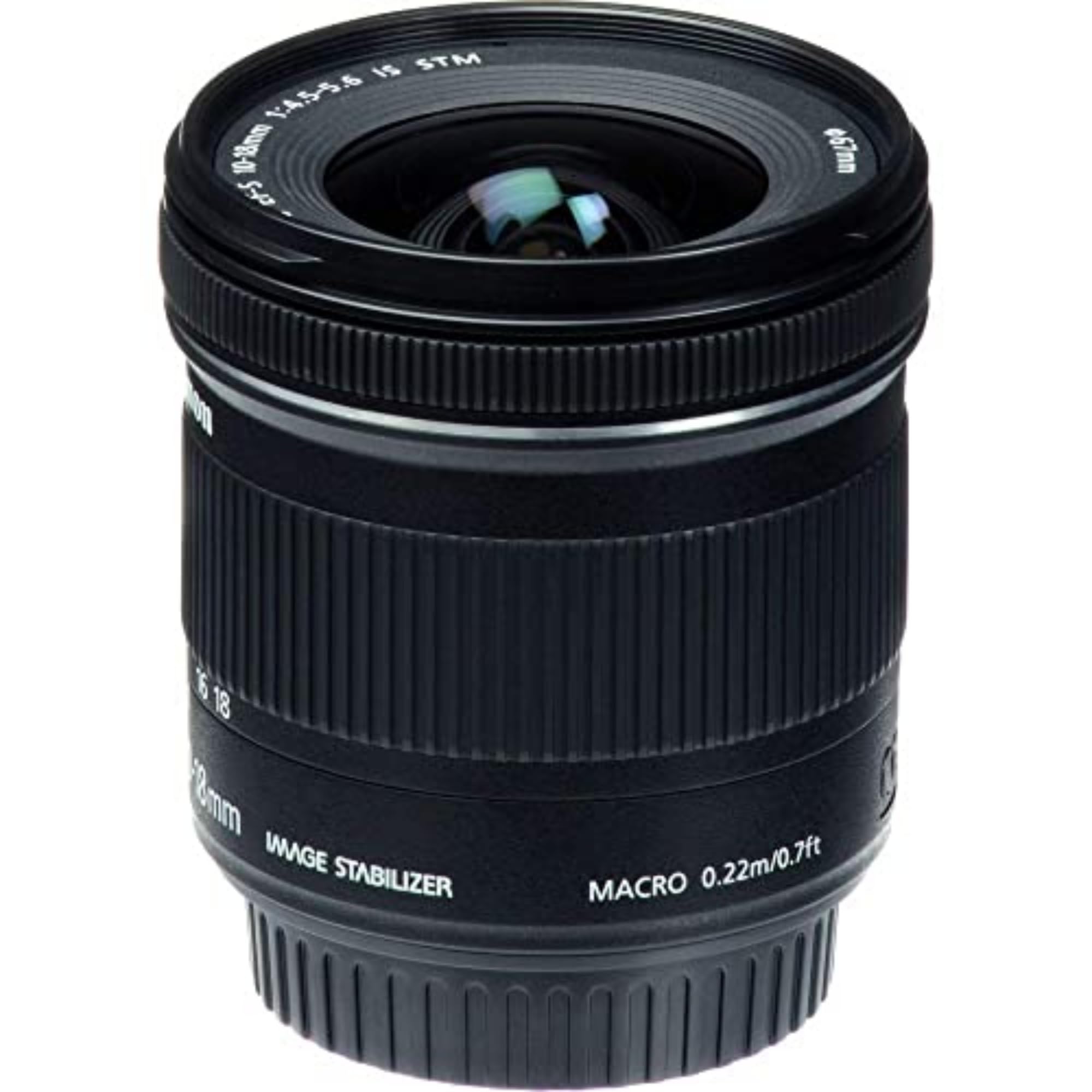 Amazon.com : Canon EF-S 10-18mm f/4.5-5.6 is STM Lens, Lens Only