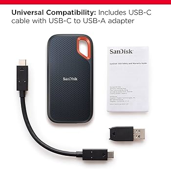 Amazon.com: SanDisk 1TB Extreme Portable SSD - Up to 1050MB/s, USB