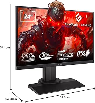 Viewsonic Omni Gaming Monitor Xg2405 24 Inch (60.96 Cm) Fhd 1920 x