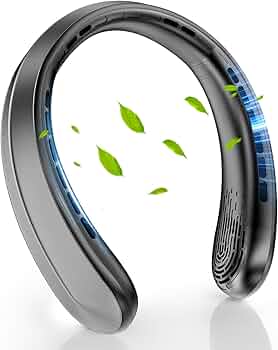 Amazon.com: Nhpoi Neck Fan, Portable Neck Fan, 5200 mAh Battery