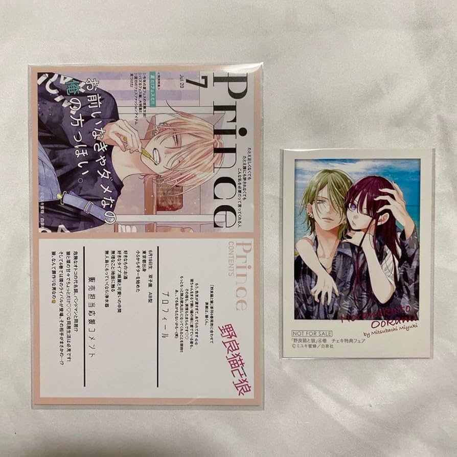 Amazon.co.jp: 野良猫と狼 特典 チェキ : おもちゃ