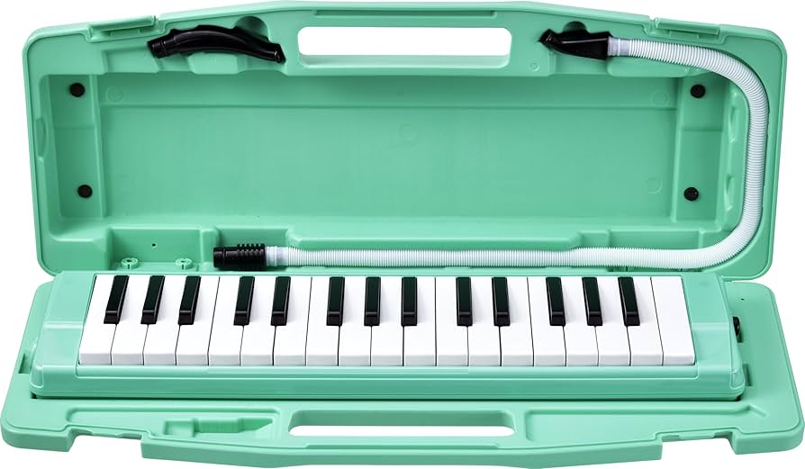 Amazon.co.jp: ゼンオン けんばんハーモニカ C-32G GREEN ハードケース