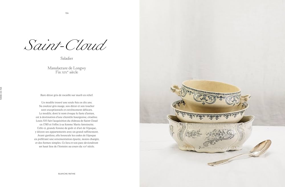 Terre de fer: Collections de céramique française : BLANCHE PATINE