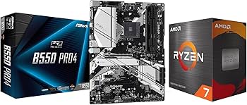 Amazon | ASRock B550 PRO4 ATX マザーボード AMD Ryzen 7 5700X 8Core