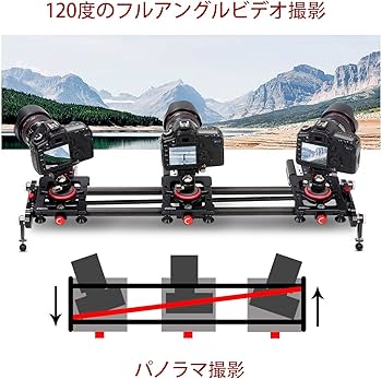 Amazon.co.jp: ASHANKS 電動スライダー カメラ App Bluetooth Control