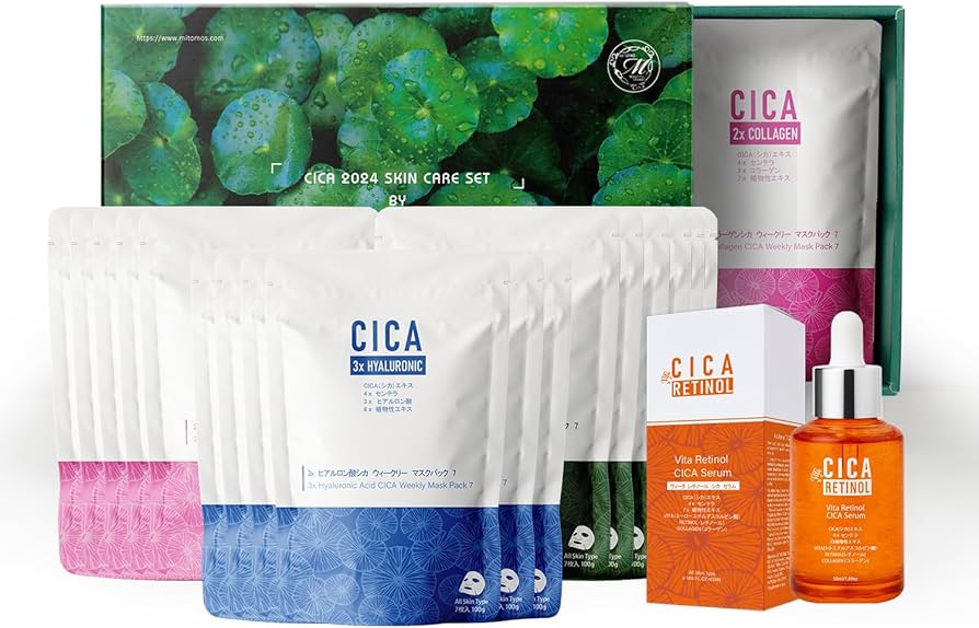 Amazon.co.jp: MITOMO ミトモ 福袋 日本製 7枚×18包 フェイスマスク 計