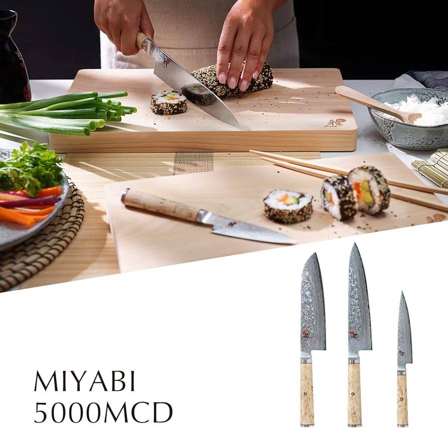 Amazon.com: Miyabi 5000MCD-B Birchwood 3.5 Inch Shotoh Knife