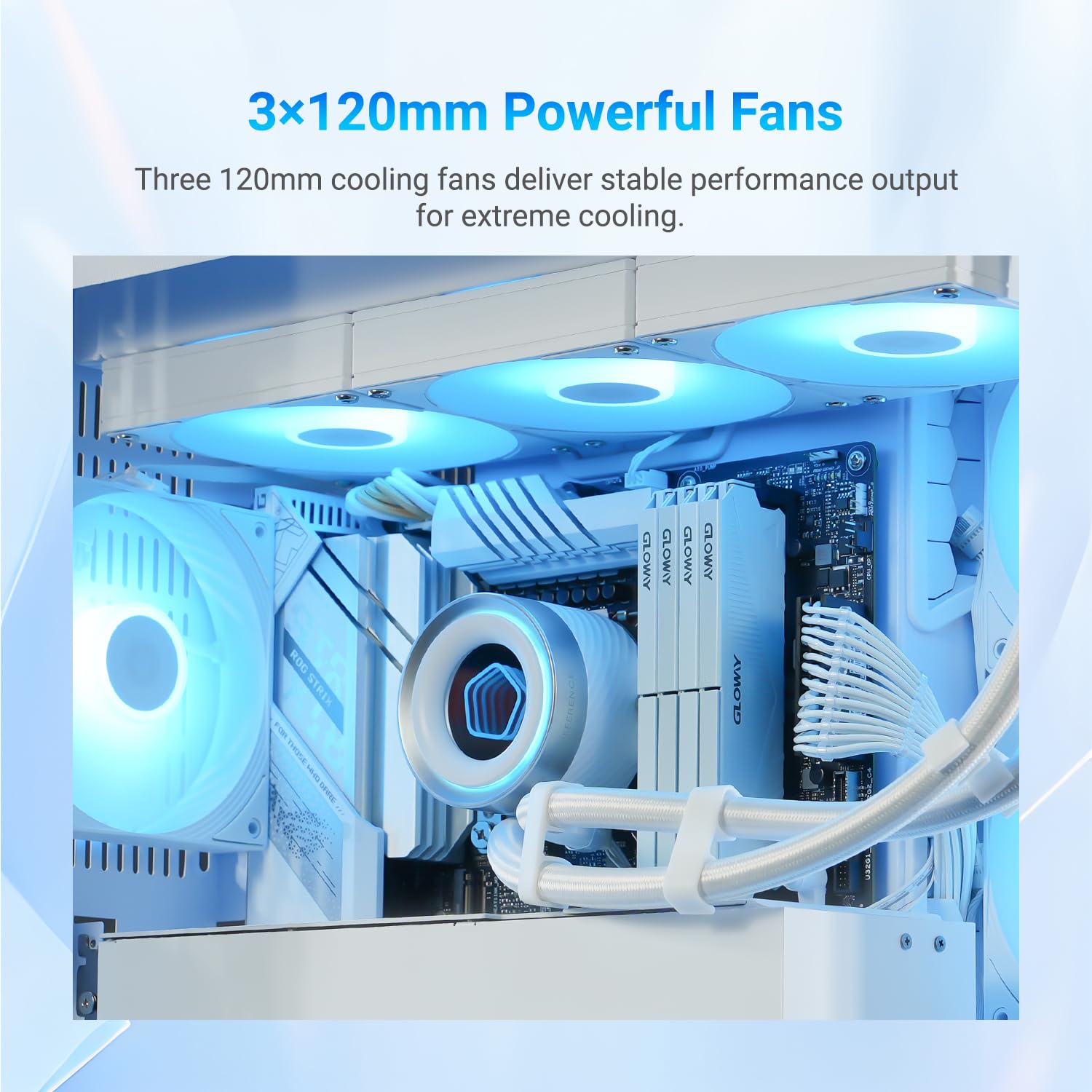 Amazon.co.jp: ID-COOLING FX360 INF ホワイト 360mm 液体CPUクーラー