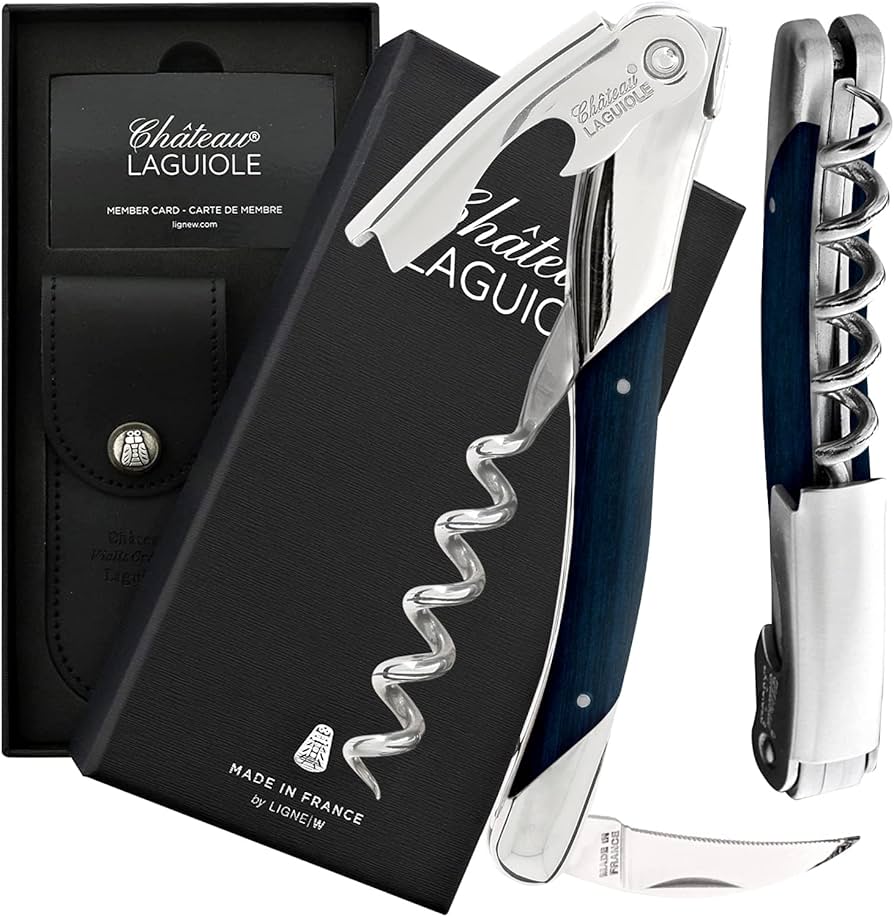 Amazon.com: Chateau Laguiole Laguiole Grand Cru Corkscrew - Blue