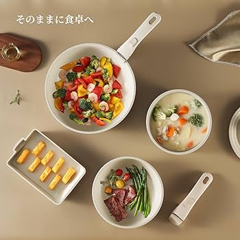 Amazon.co.jp: CAROTE カローテ フライパン セット 16点 IH対応 ガス火