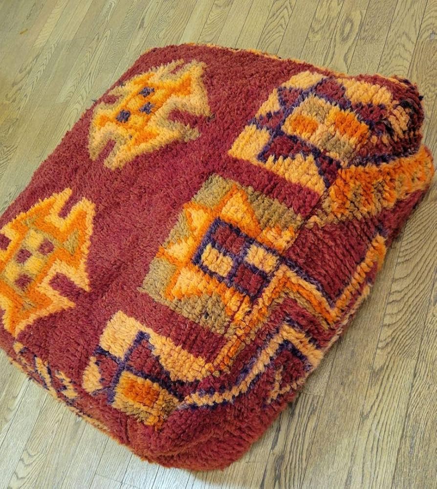 Amazon｜週末限定セールモロッコプフ プフクッションカバー ビンテージ