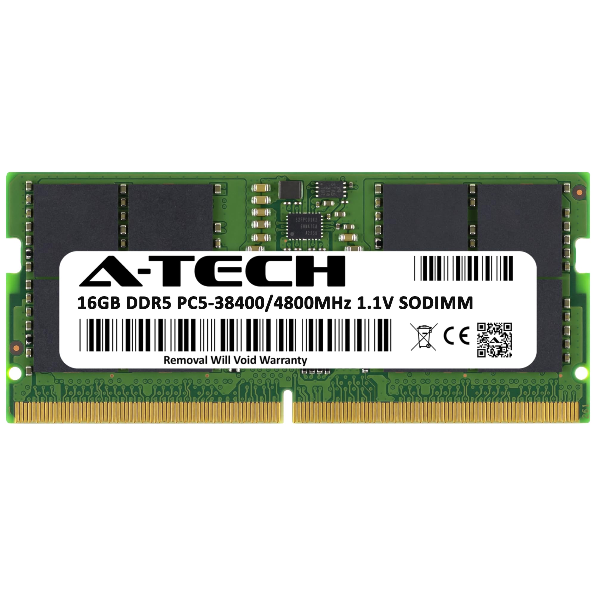 Amazon.co.jp: A-Tech 16GB DDR5 4800MHz SODIMM PC5-38400 CL40 262