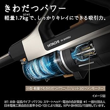 Amazon | 日立 掃除機 パワーブーストサイクロン コードレス