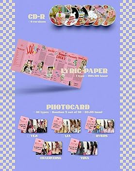 ITZY - ITZY CRAZY IN LOVE 1st Album [ YUNA ] Ver. 1ea CD+64p Photo