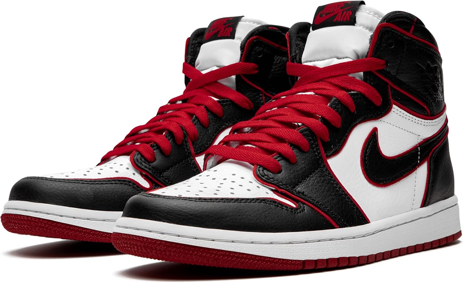 Amazon.com | Retro High OG Air Jordan 1 - Black, Gym Red, White by