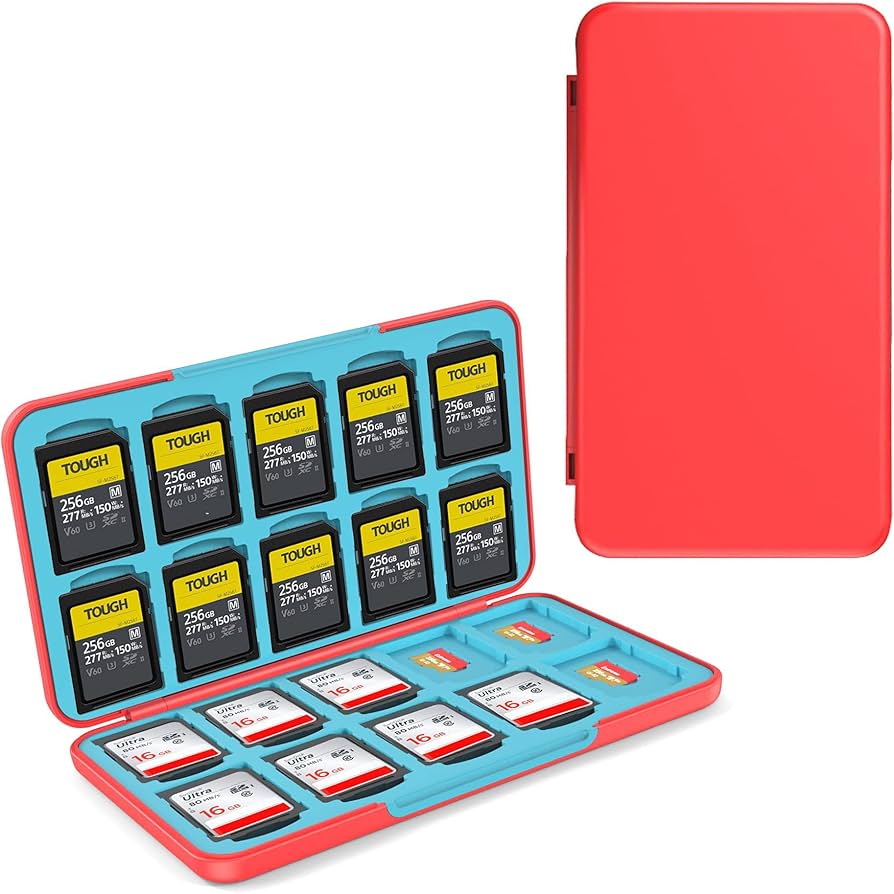 Amazon.co.jp: PGRTYOF SDカード ケース 40枚収納 （SD*20枚＋microSD