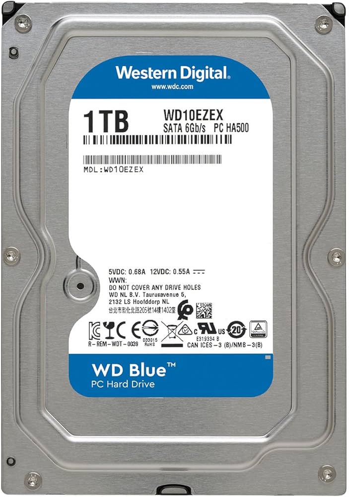 Amazon.co.jp: Western Digital WD Blue Internal Hard Drive 1TB CMR