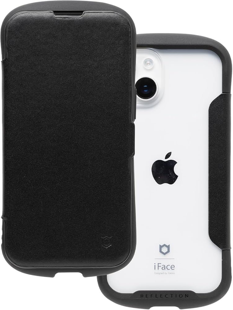 Amazon.co.jp: iFace Reflection iPhone 14/13 ケース 手帳型 クリア