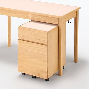 Amazon.co.jp: 無印良品 木製デスク ピンク 幅110×奥行55×高さ70cm