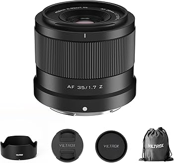Amazon.co.jp: VILTROX AF 35mm F1.7 Z マウント レンズ 小型&軽量 APS