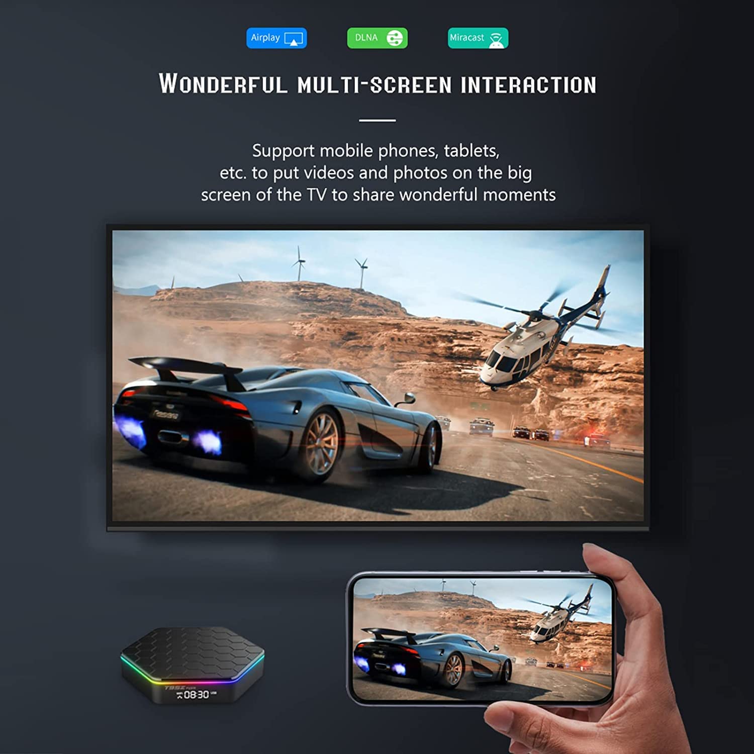 Amazon.co.jp: Android 12.0 TV ボックス、T95Z Plus スマート TV