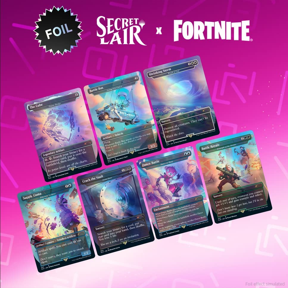 Amazon.co.jp: Magic The Gathering: Secret Lair for Fortnite (Foil