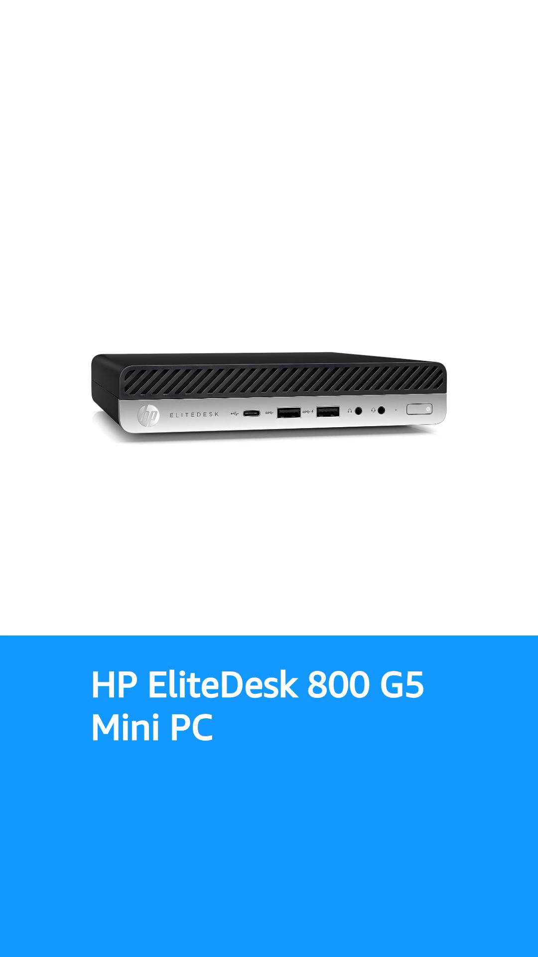 HP EliteDesk 800 G5 Mini Tiny Business PC, Intel Hexa-Core i5