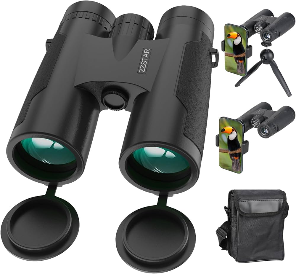 Amazon | ZZSTAR 双眼鏡 ライブ用 42MM口径 12倍 望遠鏡 Bak4レンズ