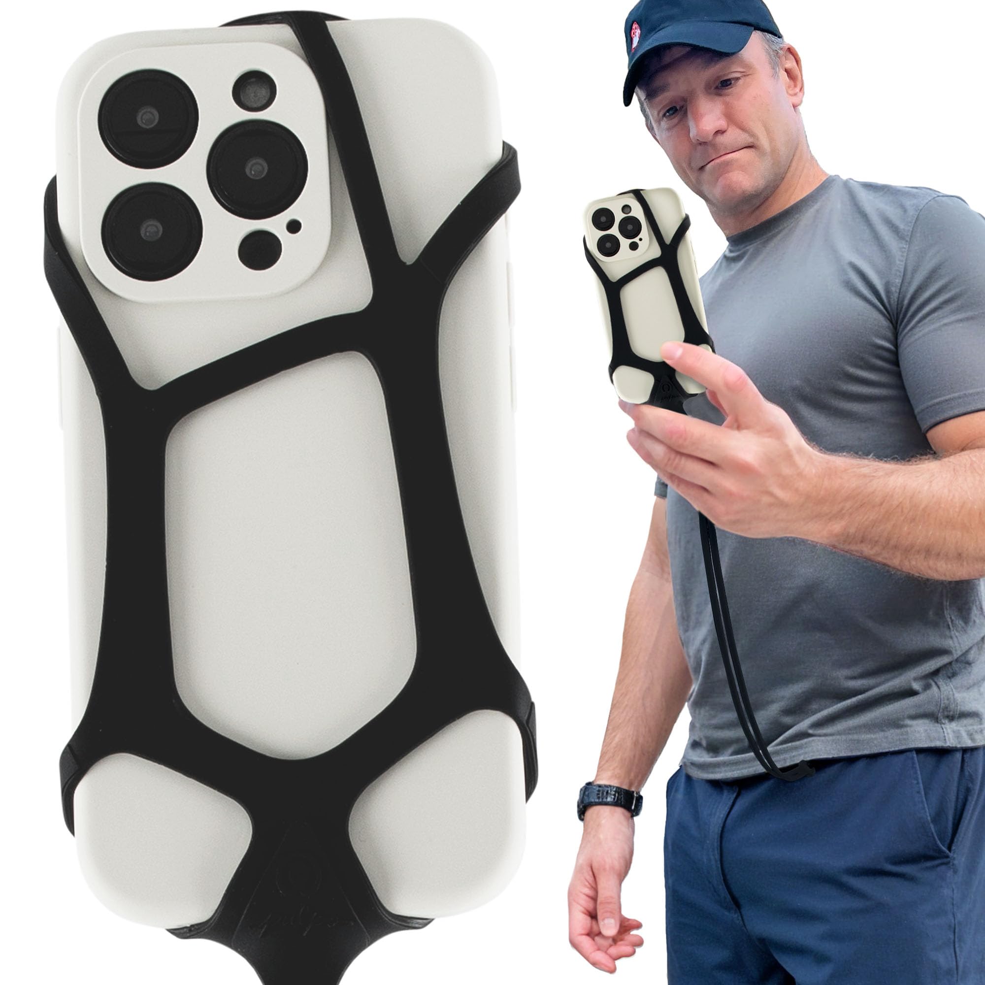 Amazon.com: Pulpo Safety Cell Phone Lanyard Black Fits Smartphones