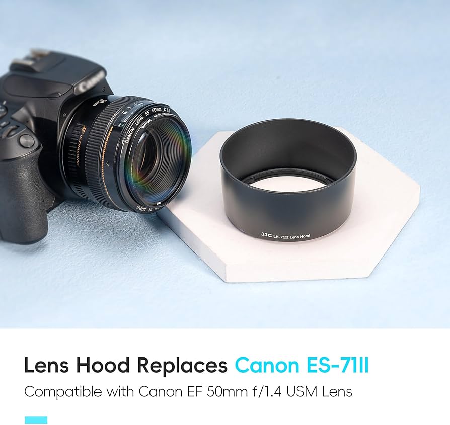 Amazon.com : JJC Lens Hood Shade for Canon EF 50mm f/1.4 USM Lens
