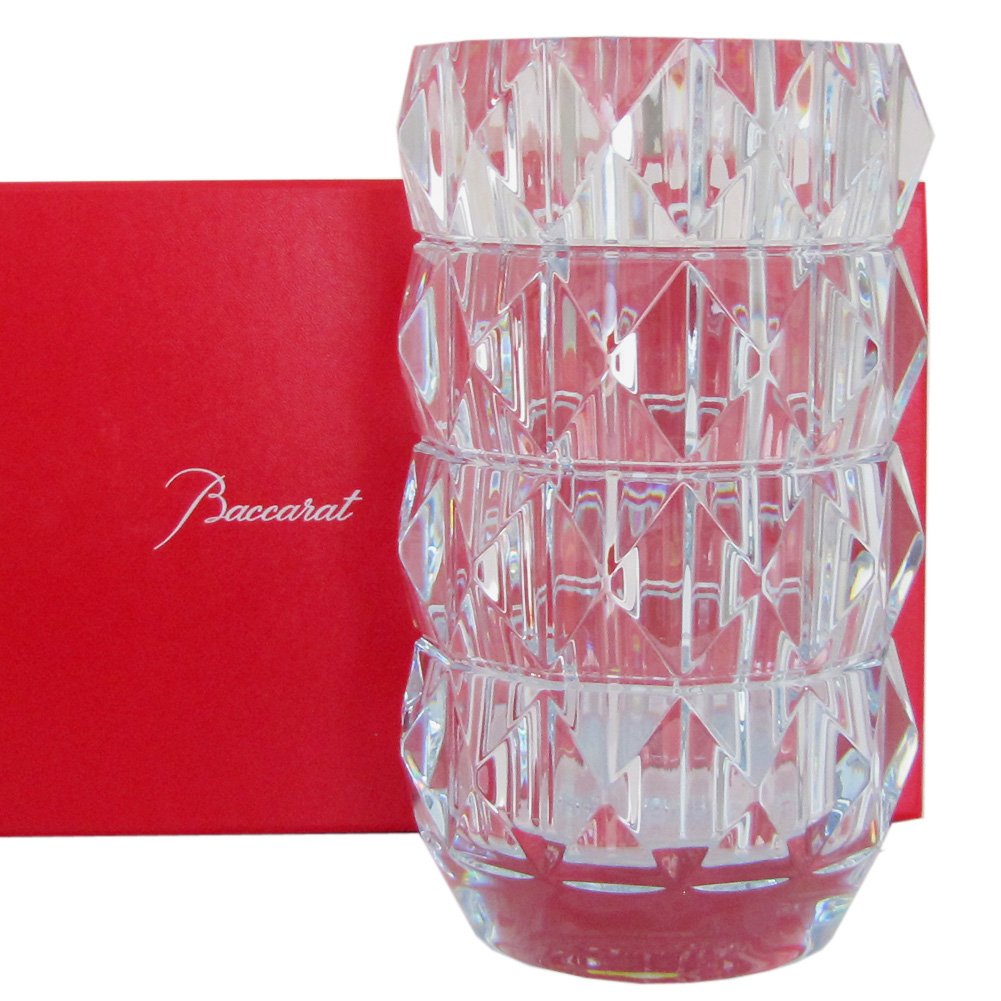 Amazon.co.jp: バカラ ベース 花瓶 ルクソール LOUXOR ラウンド クリア