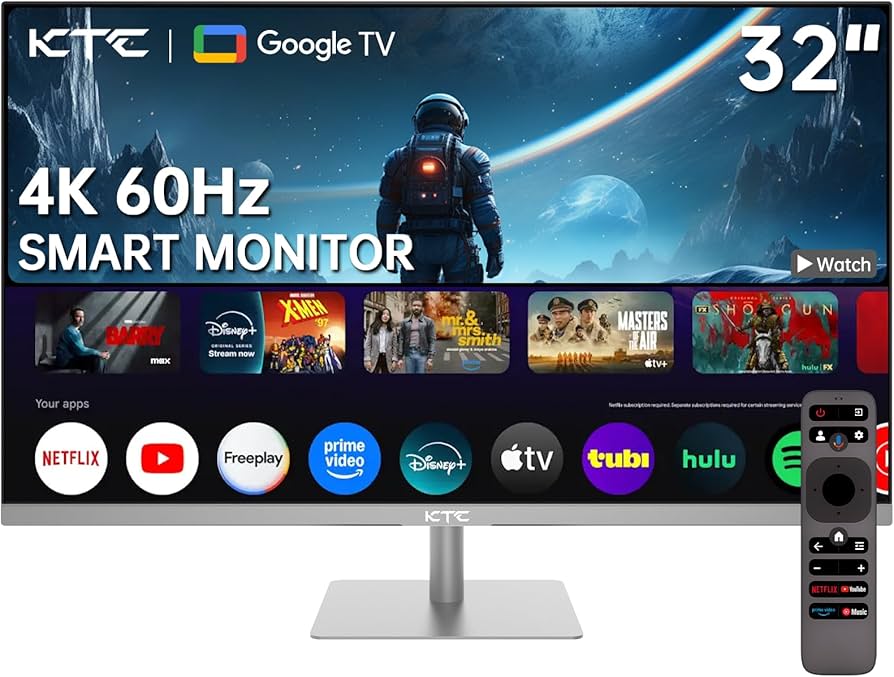 Amazon.com: KTC 32 Inch 4K Smart Monitor with Google TV System UHD