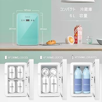 Amazon | AstroAI 冷蔵庫 小型 ミニ冷蔵庫 小型冷蔵庫 冷温庫 温度調整