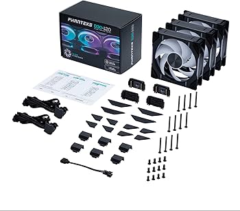 Amazon | Phanteks D30 PWM レギュラーエアフロー D-RGB Lüfter, 3er