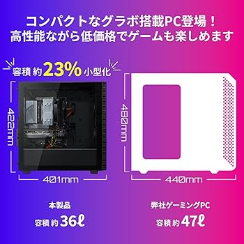 Amazon.co.jp: デスクトップPC パソコン 【 Ryzen 5 4500 / RTX3050
