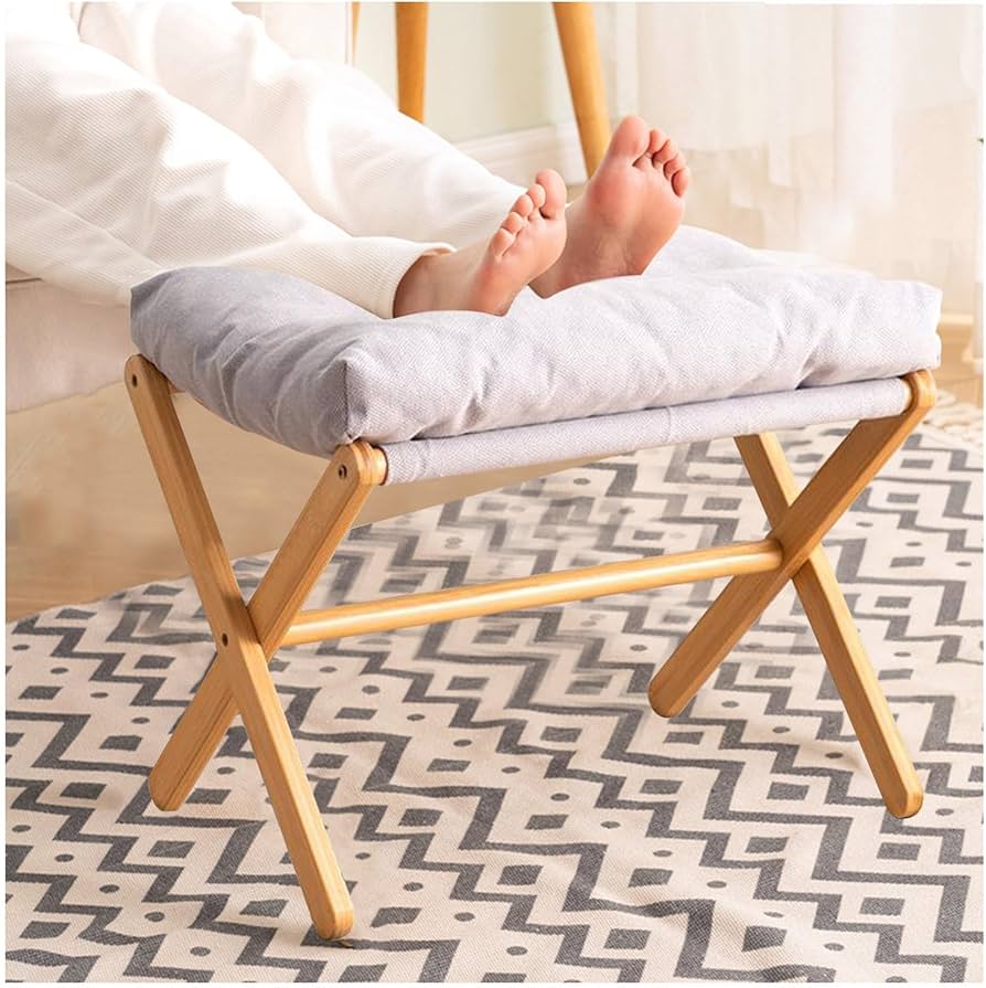 Amazon｜フットレスト 足置き 足置き台 折りたたみ可能 ソファスツール