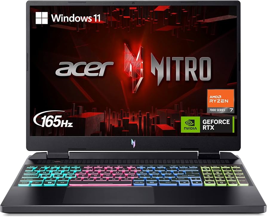 Amazon.com: acer Nitro 16 Gaming Laptop | AMD Ryzen 7 7840HS