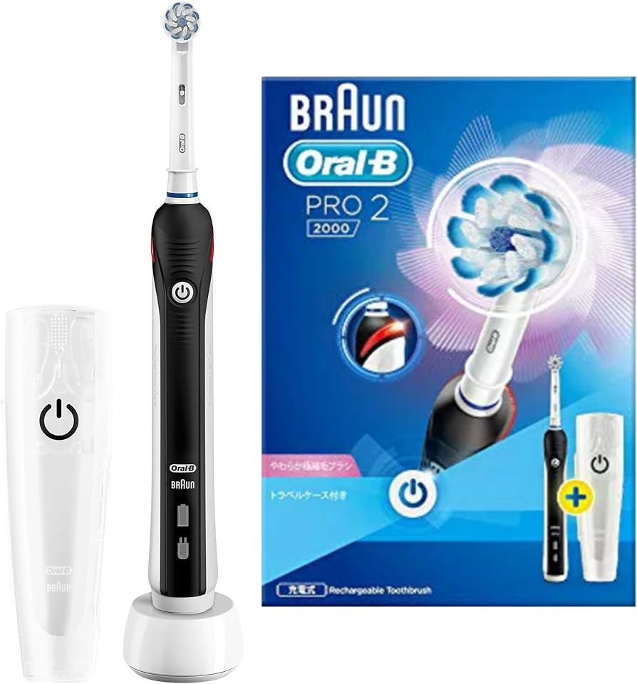 Amazon.co.jp: Braun Oral B PRO 2000 D5015132XBK Electric