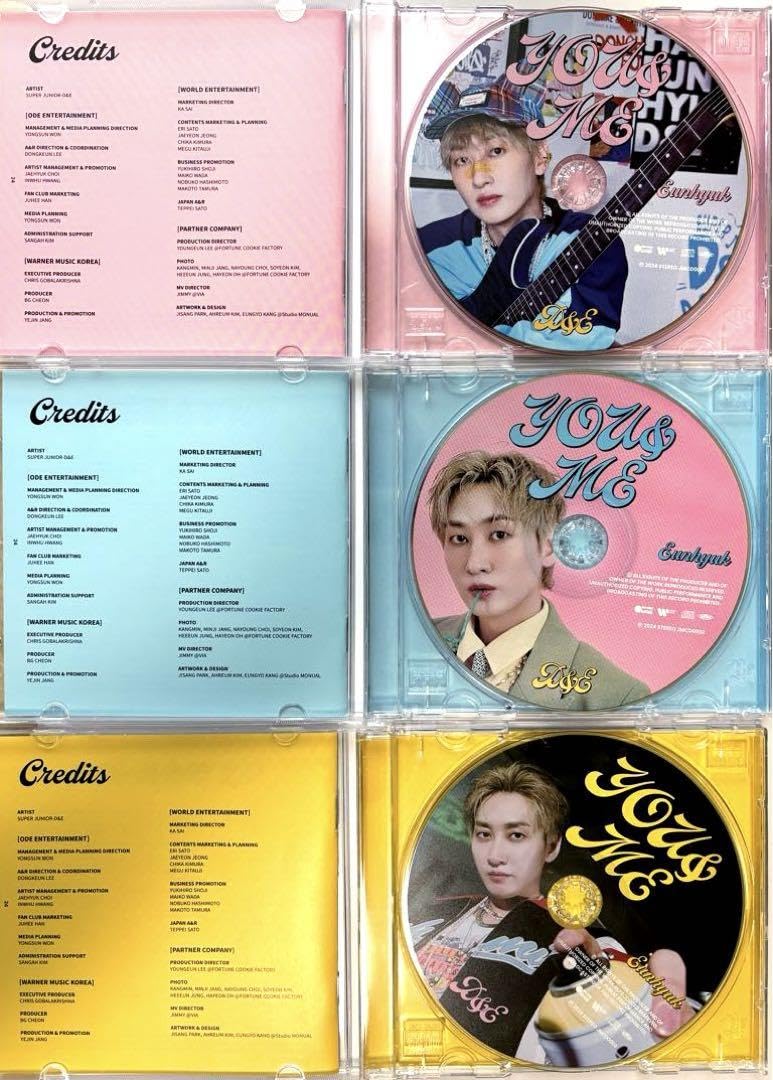 Amazon.co.jp: SUPER JUNIOR-D&E 'You&Me' 3種 ウニョク セット : おもちゃ